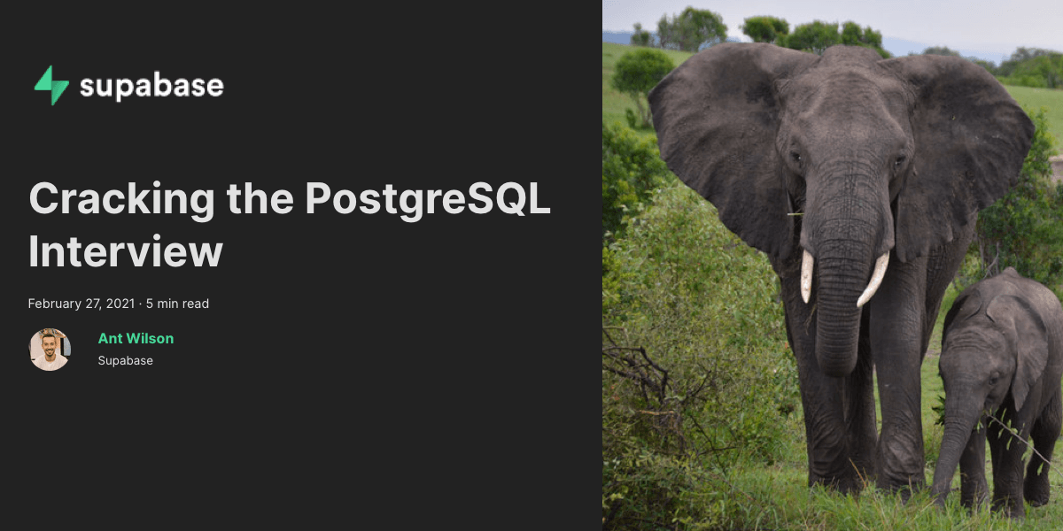 Cracking PostgreSQL Interview Questions