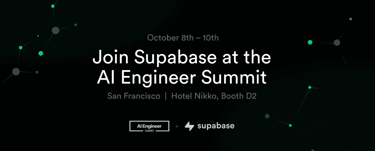 Supabase at the AI Engineer Summit